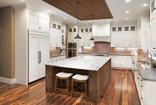 UFP-Edge dark brown rustic shiplap ceiling