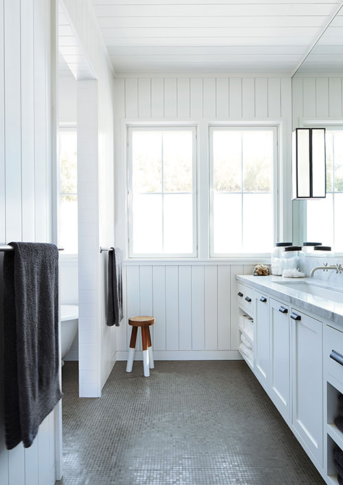 UFP-Edge farmhouse white timeless nickel gap shiplap 1x6 shiplap in bathroom
