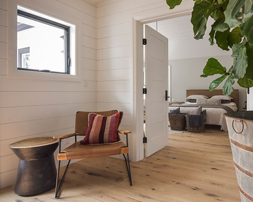 UFP-Edge farmhouse white timeless nickel gap shiplap entryway