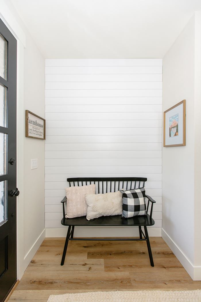 Bathroom Shiplap Wall