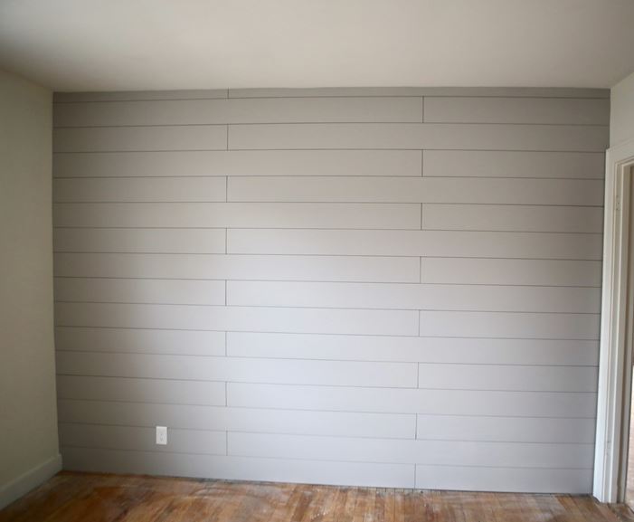 How to Paint Primed Shiplap