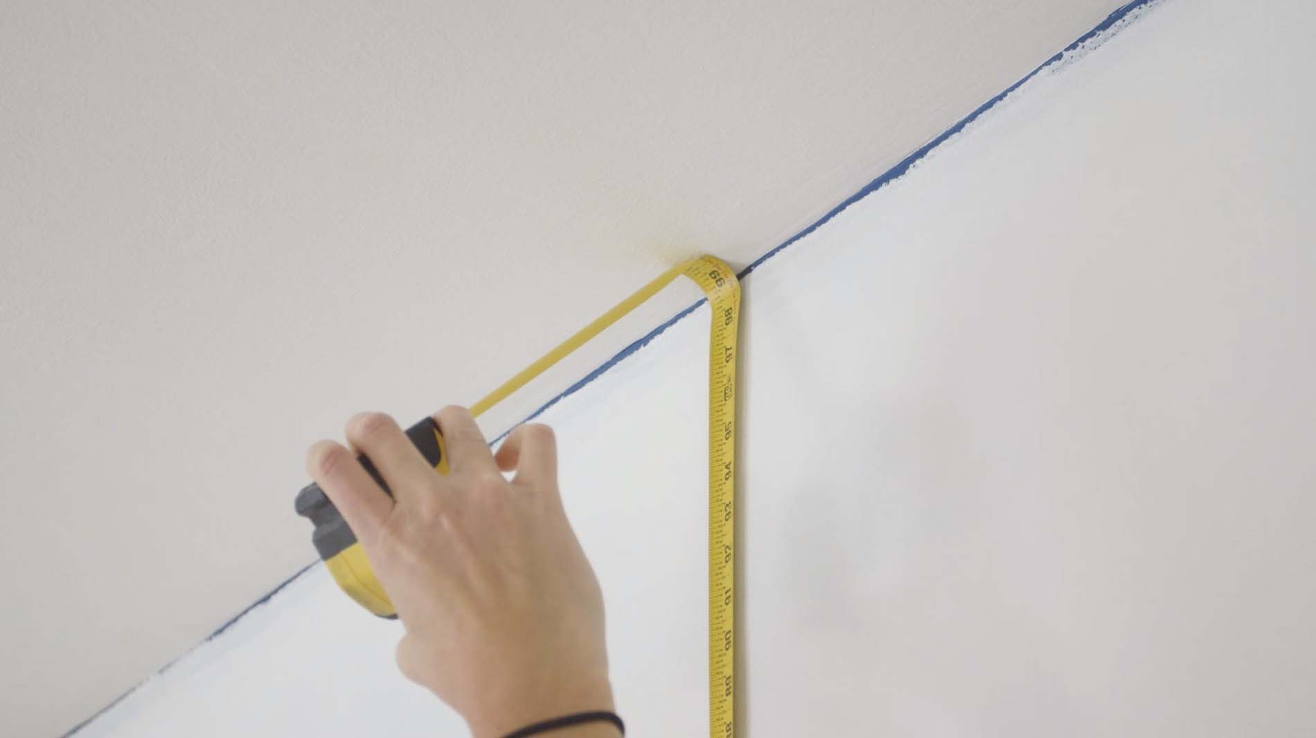 Measuring your wall vertically 