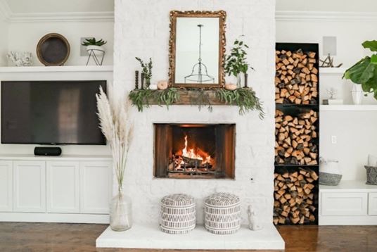 5 Ways To Style A Fireplace/natural elements