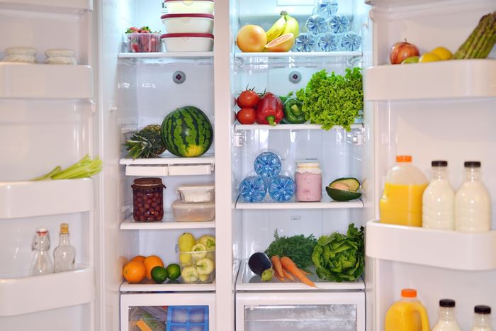 Cleaned and organized fridge prep your home for the holidays
