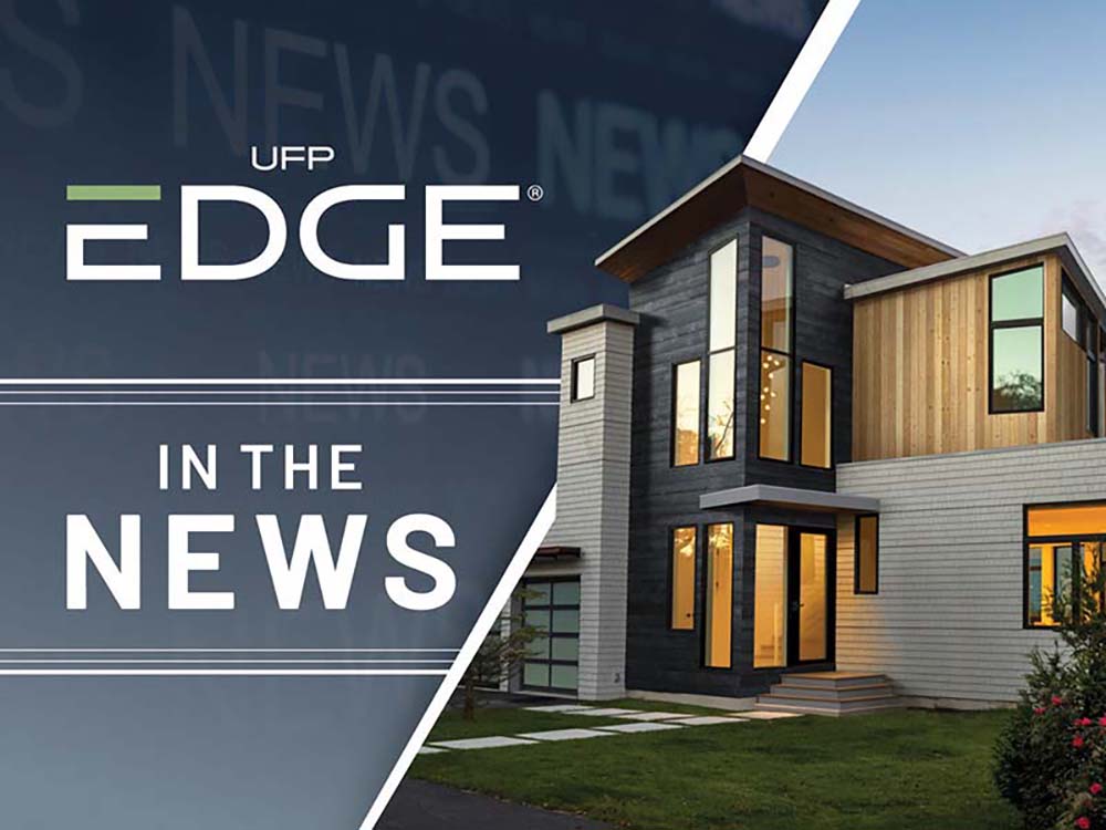 News and releases banner for UFP-Edge siding pattern or trim updates
