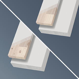 Graphic showing the different species of UFP-Edge primed trim and fascia