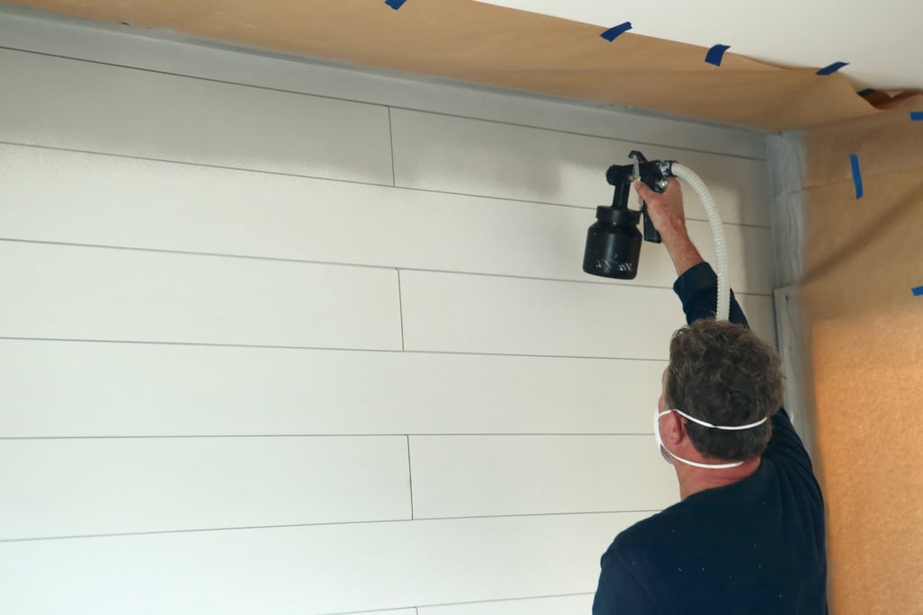 How to Paint Primed Shiplap