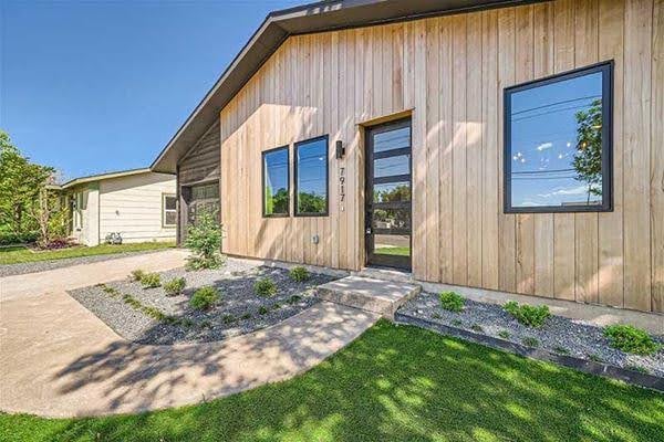 home outside wood siding