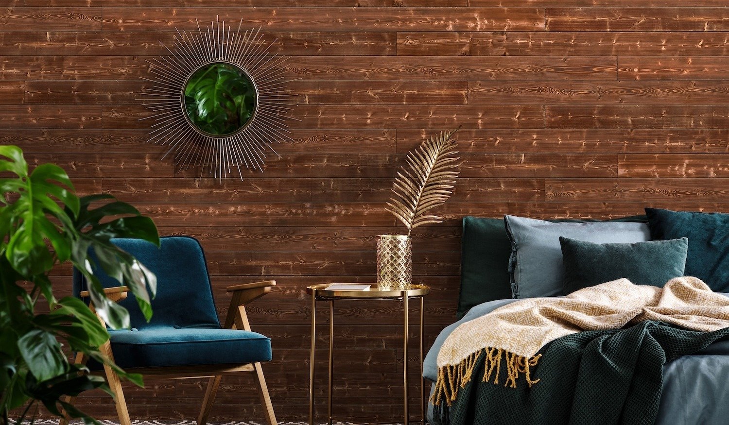 Define Your Space with Charred Wood Shiplap