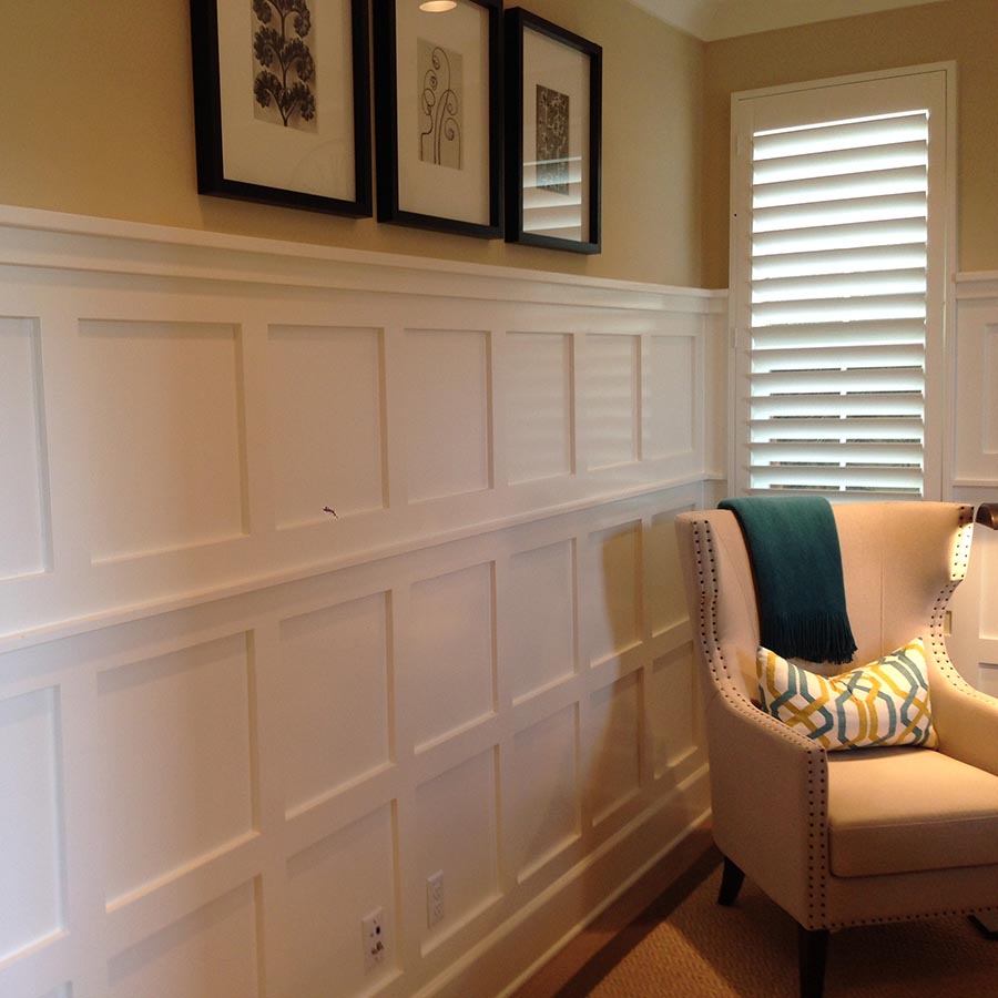 Interior Square edged trim for Accent wall #3