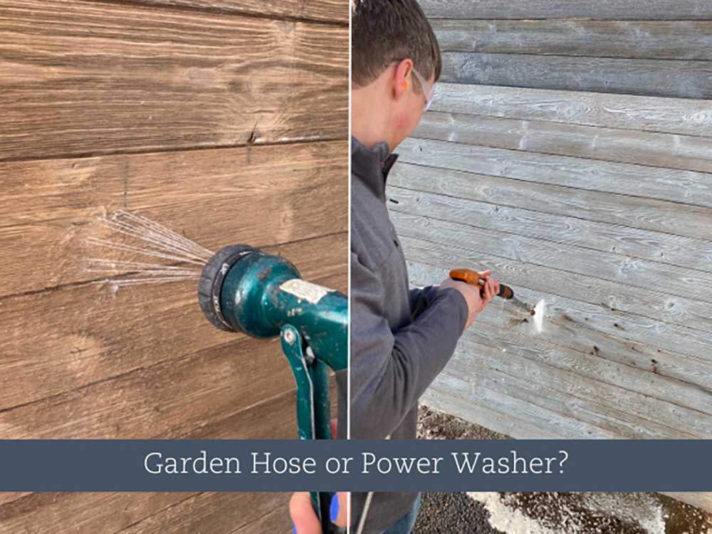 How to Wash Wood Siding: Hose or Pressure Washer?