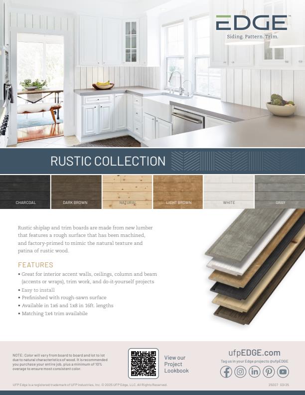 EDGE_Rustic Collection_Sell Sheet