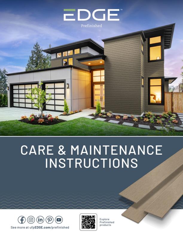 Prefinished Care and Maintenance Guide