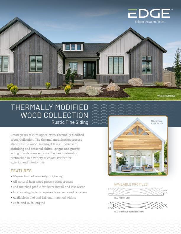 EDGE_Thermally Modified Wood Collection_TMW_Pine_Sell Sheet